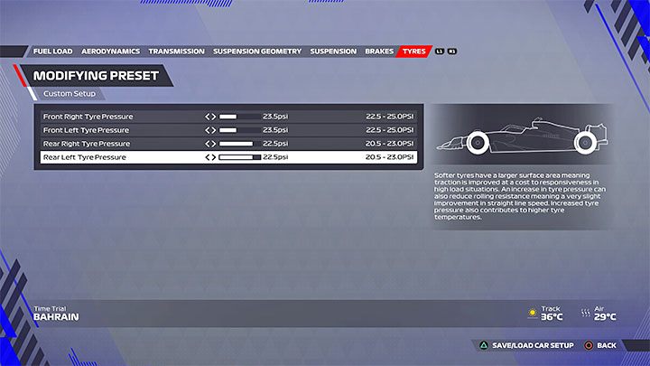 The above setup for Bahrain International Circuit in Bahrain is just an example - F1 22: Bahrain - recommended setup - Configurations - F1 22 Guide