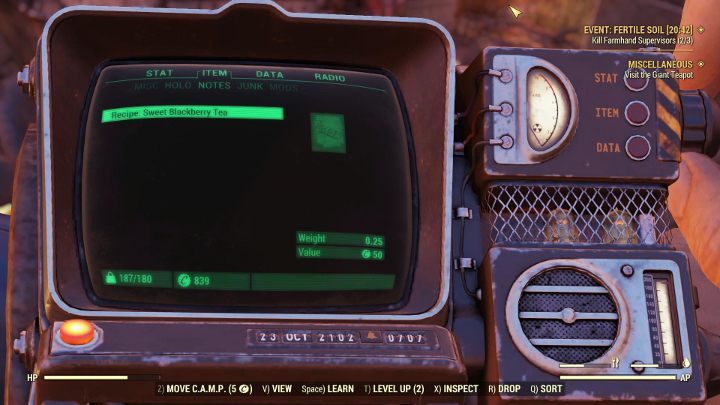 Crafting in Fallout 76 - Fallout 76 Guide | gamepressure.com