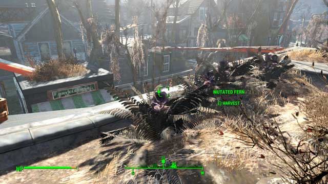 Mutated fern on the rooftop of a building - Smaller quests in Diamond City - Side quests in Diamond City - Fallout 4 Game Guide & Walkthrough