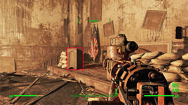 After entering the post territory, you must get to the main room on the ground floor of the building - Magazines in Cambridge - Sector 5 - Magazines - Fallout 4 Game Guide & Walkthrough