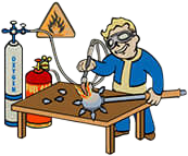 Blacksmith - Fire up the forge and gain access to base level and Rank 1 melee weapon mods - Strength Perk - Perks - Fallout 4 Game Guide & Walkthrough