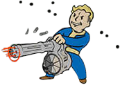 Heavy Gunner - Thanks to practice and conditioning, heavy guns do 20% more damage - Strength Perk - Perks - Fallout 4 Game Guide & Walkthrough