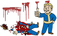 Bloody Mess - You now inflict +10% damage in combat - Luck Perk - Perks - Fallout 4 Game Guide & Walkthrough