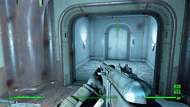 The cargo elevator travels to the basement - Mass Fusion - Major quests for Institute faction - Fallout 4 Game Guide & Walkthrough