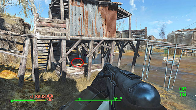Once you reach the large crater, you must fight a group of high level enemies calling themselves the Child of Atom and additionally you must destroy few defense turrets - Magazines in Salem - Sector 3 - Magazines - Fallout 4 Game Guide & Walkthrough