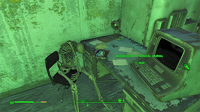 Get to the higher floor of the ruined clinic building - Magazines in Fort Hagen - Sector 4 - Magazines - Fallout 4 Game Guide & Walkthrough