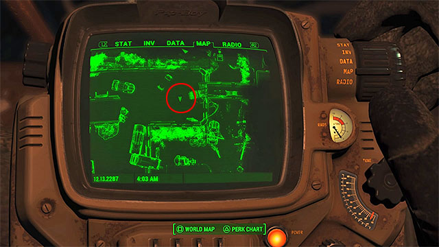 Once you enter the parking, start getting through to its upper floors (follow the arrows) - Magazines in Southern Boston - Sector 9 - Magazines - Fallout 4 Game Guide & Walkthrough