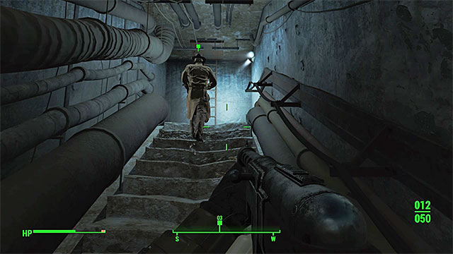 The hatch will allow you to leave the metro tunnels - Unlikely Valentine - Main story - Fallout 4 Game Guide & Walkthrough