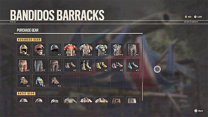 Spending resources on building garrisons and barracks will give you the ability to buy equipment, but just like with arms dealers, these will initially be low-ranking items - Far Cry 6: Traders - Basics - Far Cry 6 Guide