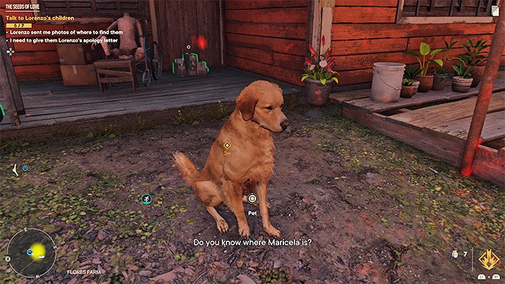 You will meet a dog in front of the entrance to the farm building - Far Cry 6: The Seeds of Love - walkthrough - El Este - Far Cry 6 Guide