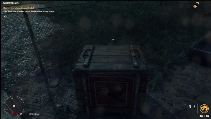 This box is located in the center of Segunda, on a property surrounded by a net fence - Far Cry 6: Roosters - list, locations - Other - Far Cry 6 Guide