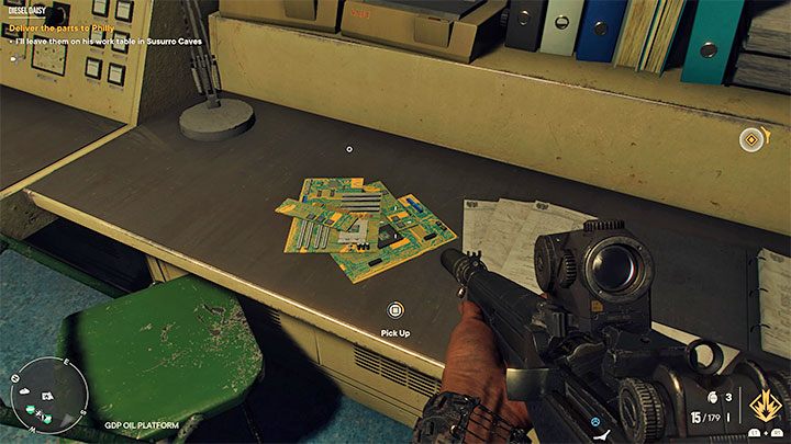 Circuit Board is a medium-sized object that looks like a motherboard - an example is shown in the image above - Far Cry 6: Diesel Daisy - walkthrough - Madrugada - Far Cry 6 Guide