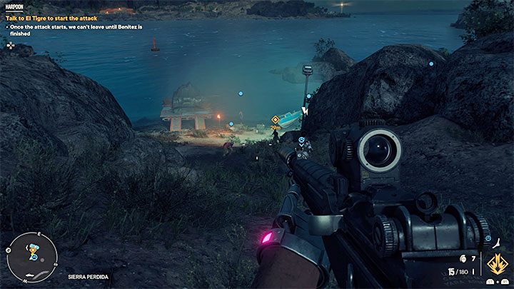 This operation will appear in your journal after completing several previous main quests in El Este - National Treasure, Room Service and Knuckleball - Far Cry 6: Harpoon - walkthrough - El Este - Far Cry 6 Guide