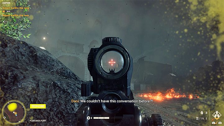 After watching the invasion cutscene, you will move right into the battle area - Far Cry 6: Harpoon - walkthrough - El Este - Far Cry 6 Guide