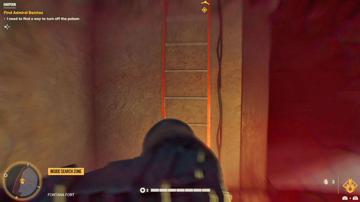 Turn to the right, reach the ladder and go up - Far Cry 6: Harpoon - walkthrough - El Este - Far Cry 6 Guide