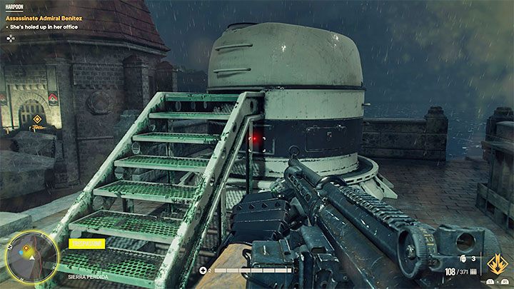 Examine the cannon shown in the picture, which is located on the walls of the fortress - Far Cry 6: Harpoon - walkthrough - El Este - Far Cry 6 Guide