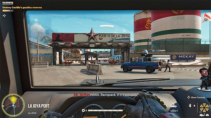 Each tank you destroy will fill up the damage percentage bar a bit (upper left corner of the screen) and you will eventually be told that you can now head out to support the rebels in the fights at La Joya Port - Far Cry 6: The Deported - walkthrough - El Este - Far Cry 6 Guide