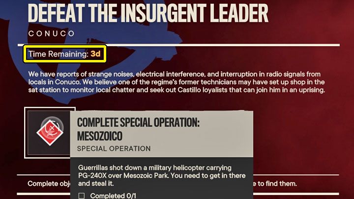Es ist wichtig zu beachten, dass die Aufstände auf Echtzeit basieren, i – Far Cry 6: Insurgency Leaders – Grundlagen – Far Cry 6 Guide