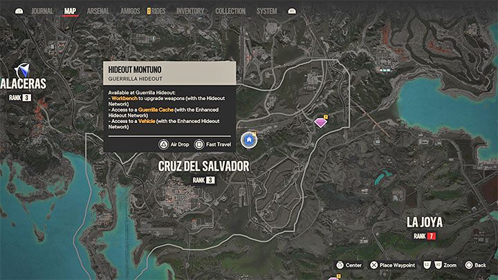 Durch die Finanzierung dieses Projekts werden Guerrilla-Verstecke zur Karte hinzugefügt – Sie können jetzt schnell dorthin reisen – Far Cry 6: Schnellreisen – wie kann man es freischalten und verwenden?  - FAQ – Far Cry 6-Leitfaden