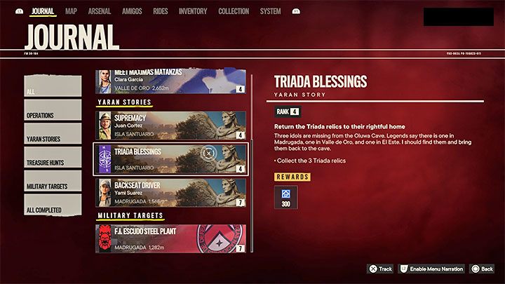 How to unlock: Complete the Yaran Story "Triada Blessings" - Far Cry 6: Trophies/Achievements - list - Trophy Guide - Far Cry 6 Guide