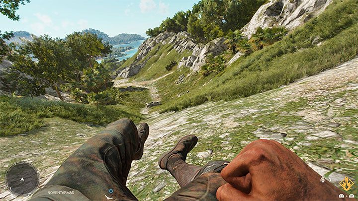 You must start a long slide down the mountainside (press Circle/B while running forward) - Far Cry 6: Trophies/Achievements - list - Trophy Guide - Far Cry 6 Guide