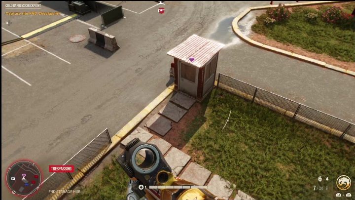 To start the treasure hunt, you must read the note attached to a small booth - Far Cry 6: Cache Money - Treasure Hunts (Madrugada) - Madrugada - Far Cry 6 Guide