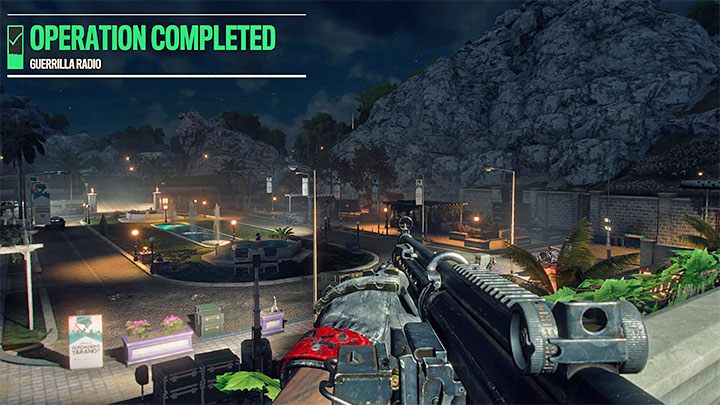 You have to fight until the stage performance ends (not until all enemies are down), because only then will the operation be completed - Far Cry 6: Guerrilla Radio - walkthrough - Valle De Oro - Far Cry 6 Guide