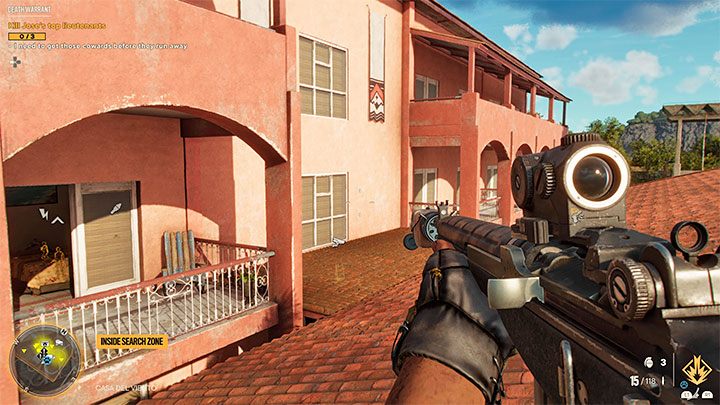 In this operation, you will have to visit 3 different locations (the mission objectives will reside in different parts of the island), and the first one is the Casa del Viento Hotel - Far Cry 6: Death Warrant - walkthrough - Operations - Madrugada - Far Cry 6 Guide