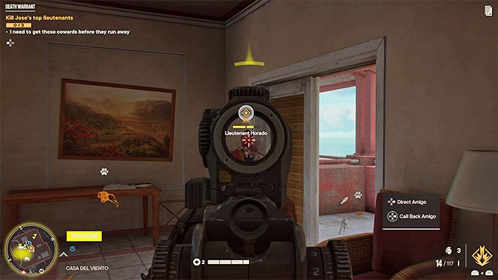Lieutenant Horado is staying in one of the marked rooms - kill him whatever you like - Far Cry 6: Death Warrant - walkthrough - Operations - Madrugada - Far Cry 6 Guide