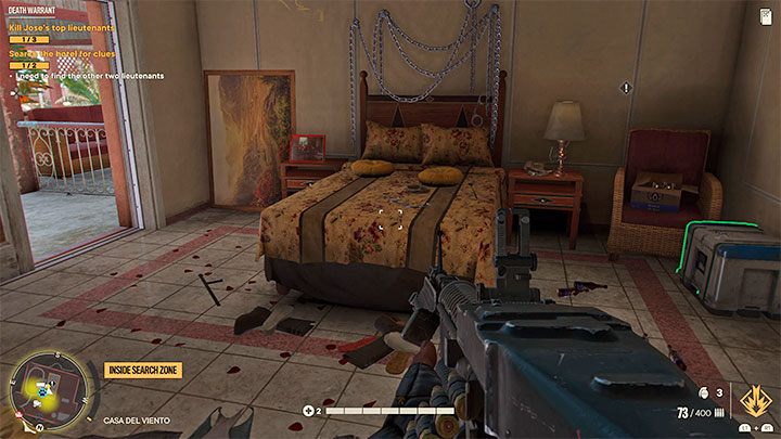 The other two lieutenants are not at the hotel, and instead, you have to look for clues about their whereabouts - Far Cry 6: Death Warrant - walkthrough - Operations - Madrugada - Far Cry 6 Guide