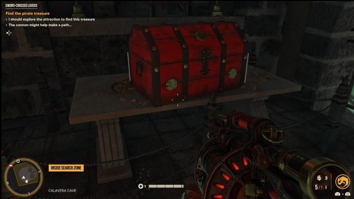 You will find the chest in the cave while doing the Sword-Crossed Lovers treasure hunt - Far Cry 6: Launchers, Unique weapons - list - Unique weapons - Far Cry 6 Guide