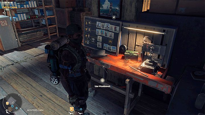 Jedes Versteck enthält eine Werkbank, mit der Sie zur Erinnerung Ihre Ausrüstung und Fahrgeschäfte (einzigartige Fahrzeuge) modifizieren und verbessern können – Far Cry 6: Guerilla-Lager und ihre Erweiterung – Grundlagen – Far Cry 6 Guide