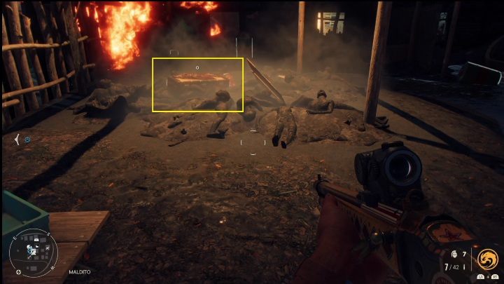 The weapon is under a wooden building - Far Cry 6: Rifles, Unique weapons - list - Unique weapons - Far Cry 6 Guide