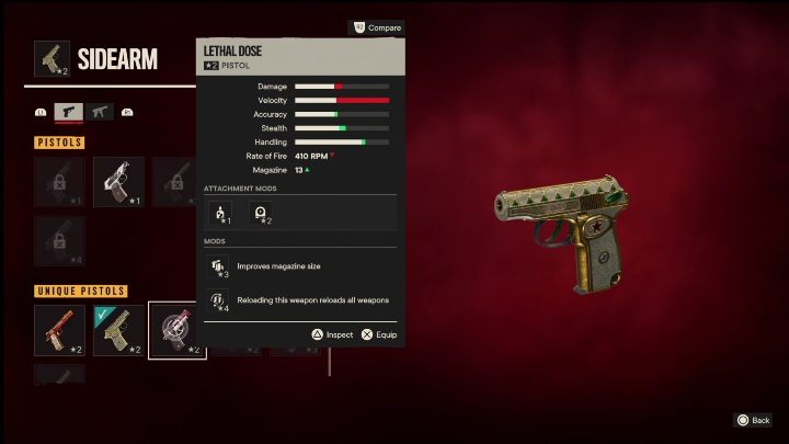 Special Features: Lethal Dose is a pistol initally modified with - Far Cry 6: Pistols, Unique weapons - list - Unique weapons - Far Cry 6 Guide