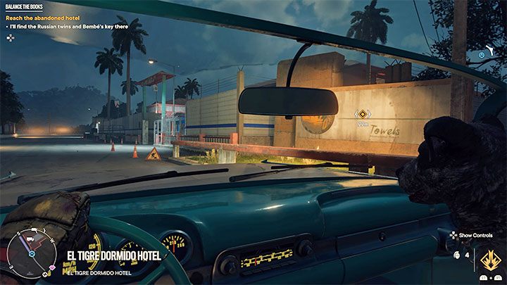 The abandoned El Tigre Dormido Hotel is located on a peninsula west of Segunda - Far Cry 6: Balance the Books - walkthrough - Operations - Valle De Oro - Far Cry 6 Guide