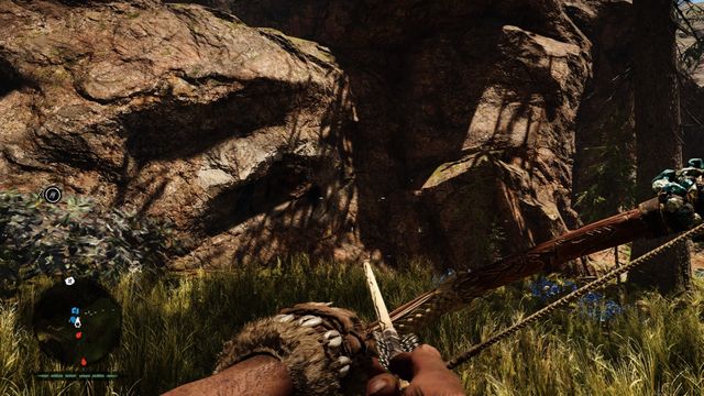 The drawing is on the rock, in the corner - Hunter caches - Far Cry Primal ...