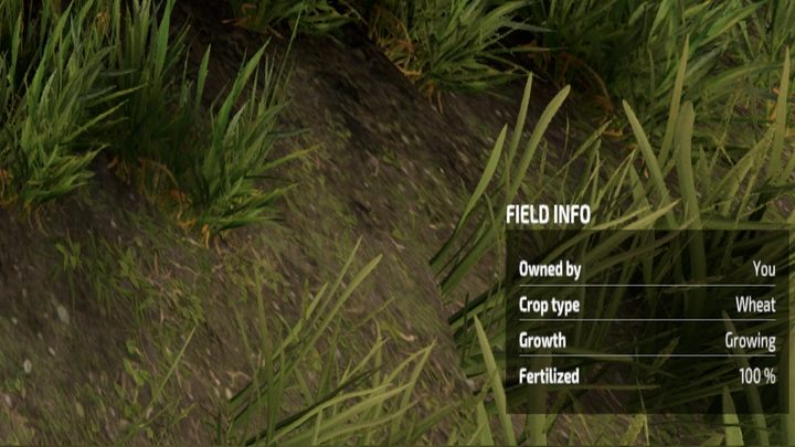 You can also check the status of the fields by walking up to the field and hovering over it. - Farming Simulator 22: Monitoring growth - Field work - Farming Simulator 22 Guide