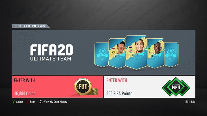 Draft kann online und offline (mit einem KI-gesteuerten Gegner) gespielt werden – FUT 20, FIFA 20 Ultimate Team-Spielmodi – FIFA 20 Ultimate Team – FIFA 20-Leitfaden