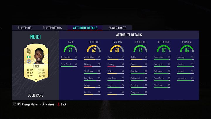 Choosing the right defenders is the most essential objective of building each team in FUT 21 mode - FUT 21: Footballers - key statistics - FIFA Ultimate Team - FIFA 21 Guide