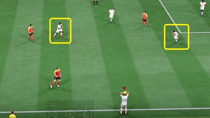 Throw-in is a classic play which restarts the game from the field's sidelines - FIFA 22: Set pieces - Basics - FIFA 22 Guide