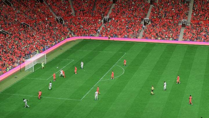 Crossing the ballinto the penalty area (square / X) is in most cases the best way to make the ball reach running-in strikers - FIFA 23: Crosses - how to perform? - Basics - FIFA 23 Guide