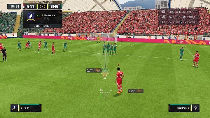 In FIFA 23 wurde die Mechanik von Freistößen umgestaltet, dank derer Sie jetzt genau den Bereich auswählen können, in den der Ball geschickt werden soll – FIFA 23: Standardsituationen – Arten, wie?  - Grundlagen – FIFA 23-Leitfaden