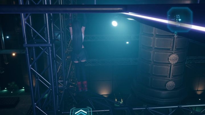 When you fall down, climb on the car and use it to get access to the lantern nearby - Final Fantasy 7 Remake: The Belly Of The Beast, walkthrough - Chapters - Final Fantasy 7 Remake Guide