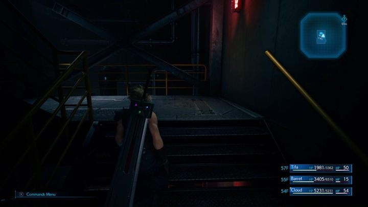 You can use the card to unlock nearby passageways - Final Fantasy 7 Remake: The Belly Of The Beast, walkthrough - Chapters - Final Fantasy 7 Remake Guide