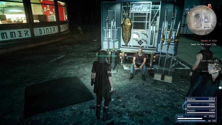 Purchasing Durandal is highly recommended, as it will be extremely useful in the upcoming battles. - Chapter 14 - Homecoming | Main storyline - Main storyline - Final Fantasy XV Game Guide