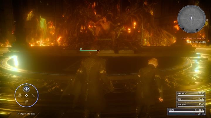 Use warp-strike to damage Ifrit. - Chapter 14 - Homecoming | Main storyline - Main storyline - Final Fantasy XV Game Guide