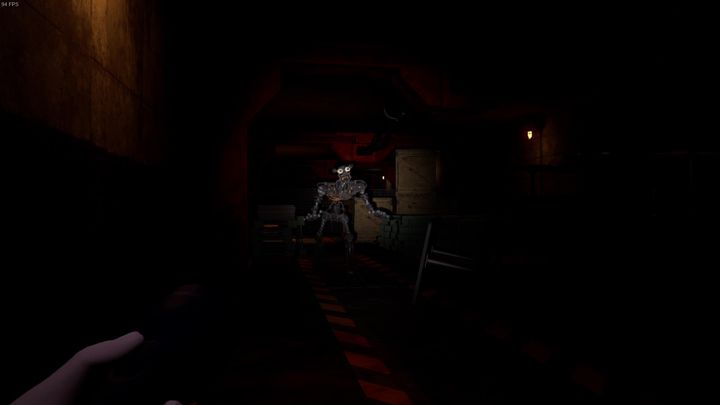 At the other end of the corridor, you will find an entrance to a ventilation shaft that will lead you further - FNAF SB: Warehouse - walkthrough, solution - Walkthrough - FNAF Security Breach Guide