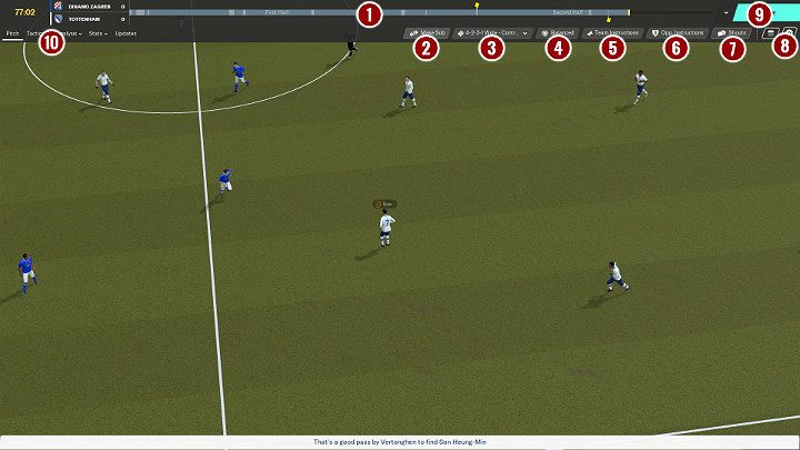 As in the previous edition of the series, the match interface in Football Manager 2020 is transparent and allows you to effectively respond to the current situation on the field - Match in Football Manager 2020 - Basics - Football Manager 2020 Guide