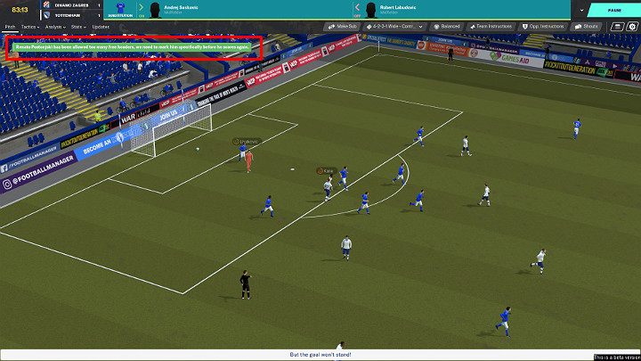 Your assistants carefully review the entire meeting and make thorough notes - Match in Football Manager 2020 - Basics - Football Manager 2020 Guide