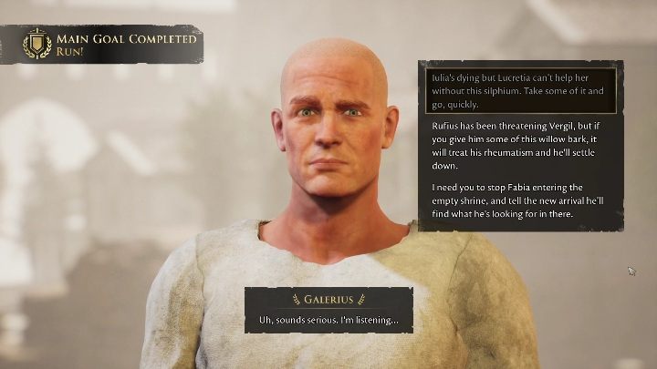 Give him all the tasks you can - The Forgotten City: Egyptian Plaque - walkthrough - Part 4 - The Forgotten City Guide